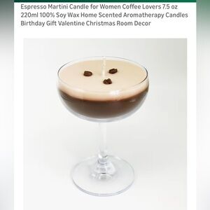 Elegant Cream and Brown Candle in Glass Holder